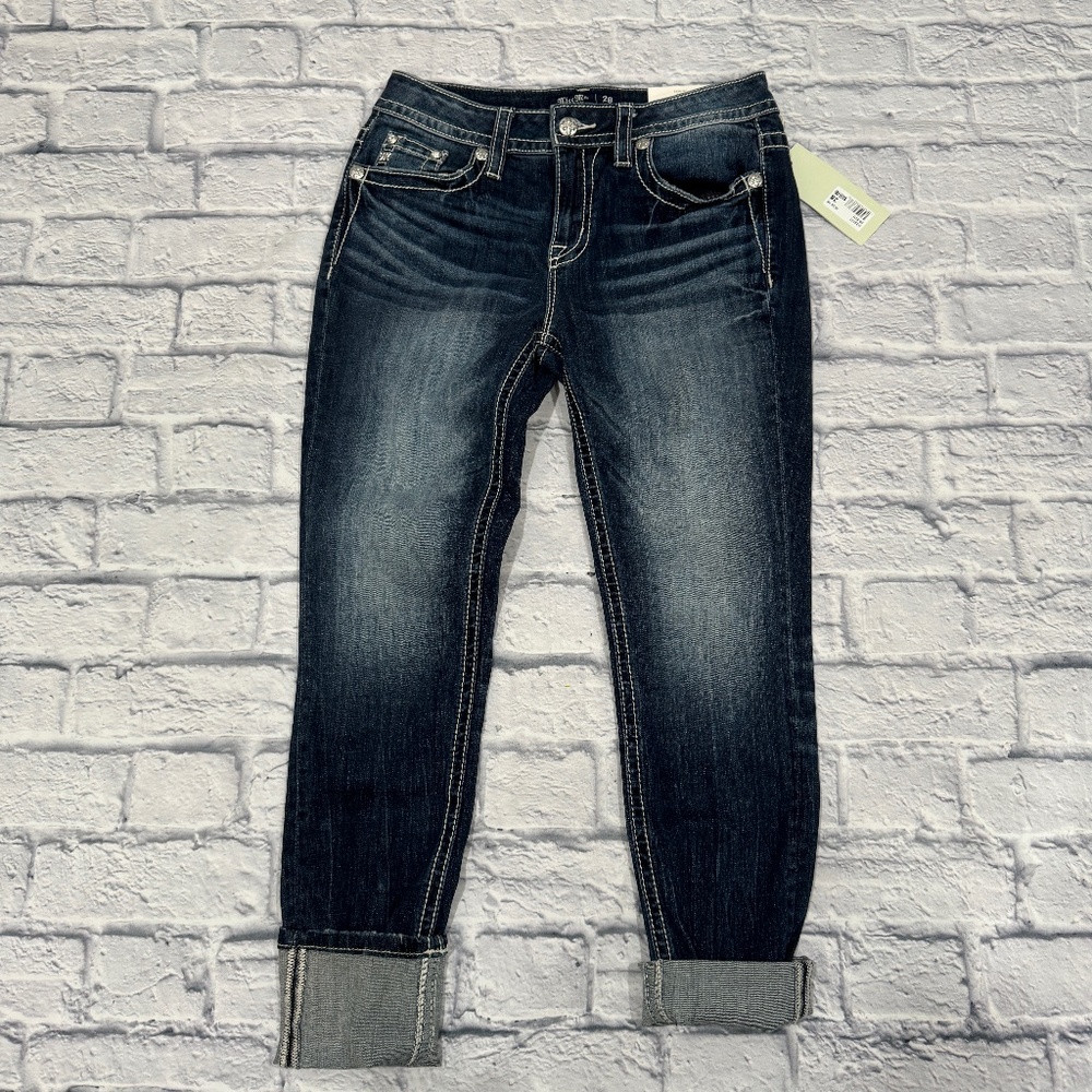 NEW! Miss Me - Mid Rise Skinny Jeans, Size 28